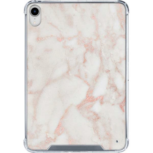 Rose Gold Marble iPad 11th Gen (2025) Clear Case