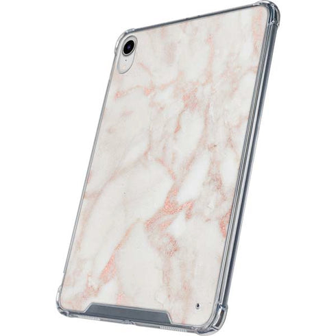 Rose Gold Marble iPad 11th Gen (2025) Clear Case