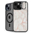 Rose Gold Marble iPhone 14 Kickstand Case