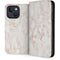 Rose Gold Marble iPhone 14 Plus Folio Case