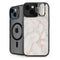 Rose Gold Marble iPhone 14 Plus Kickstand Case