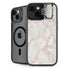 Rose Gold Marble iPhone 14 Plus Kickstand Case