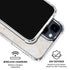Rose Gold Marble iPhone 15 Clear Case