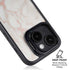 Rose Gold Marble iPhone 15 Plus Kickstand Case