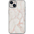 Rose Gold Marble iPhone 15 Skin