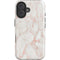 Rose Gold Marble iPhone 16 Magsafe Impact Case