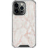 Rose Gold Marble iPhone 16 Pro Clear Case
