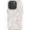 Rose Gold Marble iPhone 16 Pro Impact Case