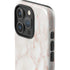 Rose Gold Marble iPhone 16 Pro Impact Case