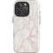 Rose Gold Marble iPhone 16 Pro Max Impact Case