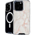 Rose Gold Marble iPhone 16 Pro Max MagSafe Case