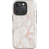 Rose Gold Marble iPhone 16 Pro Max Magsafe Impact Case