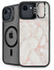 Rose Gold Marble iPhone 16e Kickstand Case
