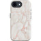 Rose Gold Marble iPhone 16e Impact Case