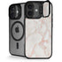 Rose Gold Marble iPhone 17 Kickstand Case