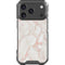 Rose Gold Marble iPhone 17 Pro Clear Case