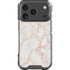 Rose Gold Marble iPhone 17 Pro Clear Case