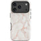 Rose Gold Marble iPhone 17 Pro Impact Case