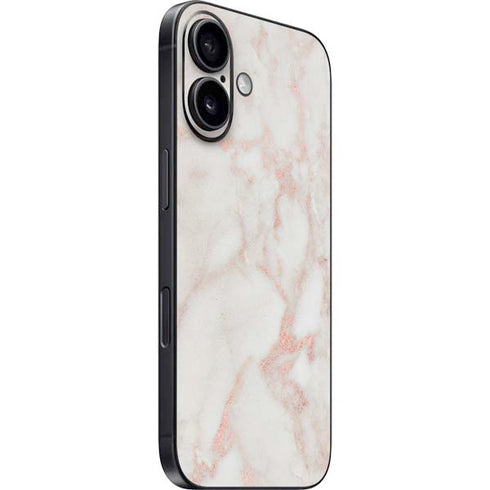 Rose Gold Marble iPhone 17 Skin