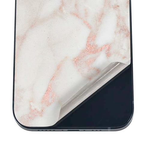 Rose Gold Marble iPhone 17 Skin
