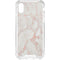 Rose Gold Marble iPhone XS Clear Case