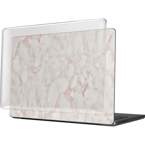 Rose Gold Marble MacBook Pro 14in (2021-24) Case plus Skin