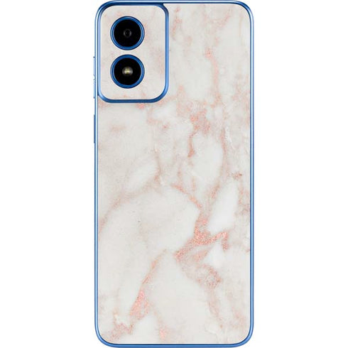 Rose Gold Marble Moto G Play 4G (2024) Skin