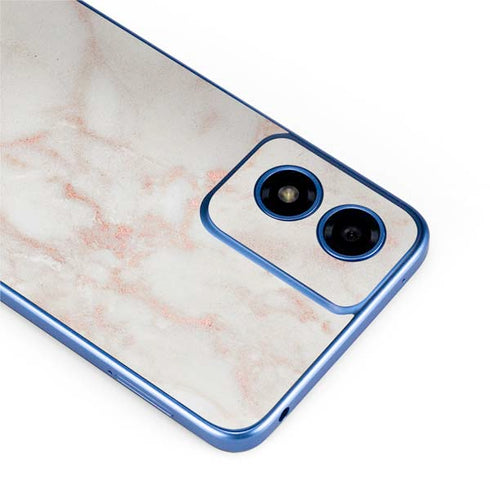 Rose Gold Marble Moto G Play 4G (2024) Skin