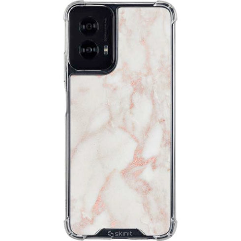 Rose Gold Marble Moto G Power 5G (2024) Clear Case
