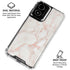 Rose Gold Marble Moto G Power 5G (2024) Clear Case