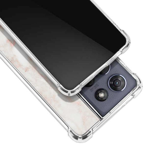 Rose Gold Marble Moto G Stylus 5G (2025) Clear Case