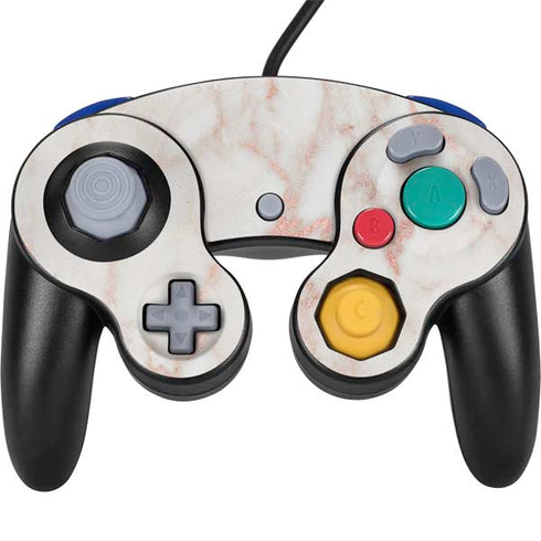 Rose Gold Marble Nintendo Skins