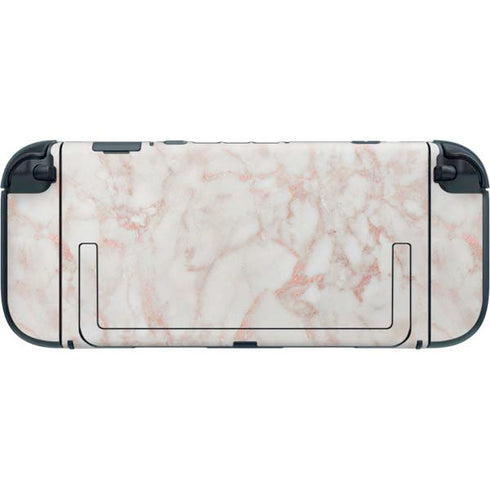 Rose Gold Marble Nintendo Switch 2 (2025) with Joy-Con Skin
