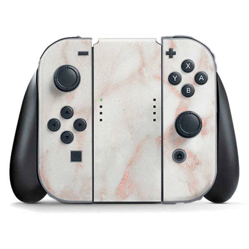 Rose Gold Marble Nintendo Skins
