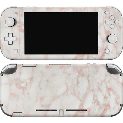 Rose Gold Marble Nintendo Skins