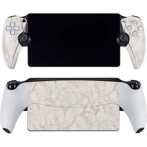 Rose Gold Marble PlayStation Portal Remote Player Skin