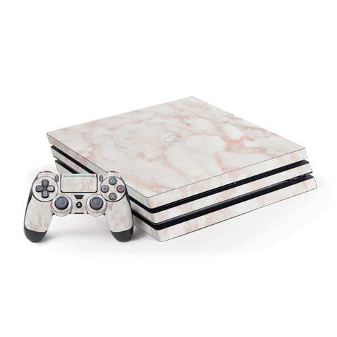 Rose Gold Marble PlayStation PS4 Skins