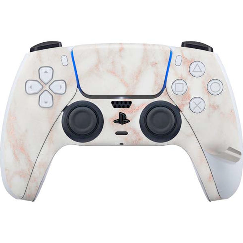 Rose Gold Marble PS5 Pro Bundle Skin