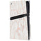 Rose Gold Marble PS5 Pro Disk Console Skin