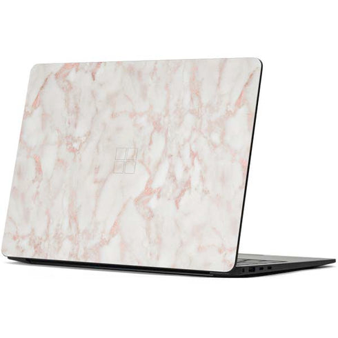 Rose Gold Marble Surface Laptop 7 13.8in Skin