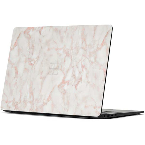 Rose Gold Marble Surface Laptop 7 15in Skin