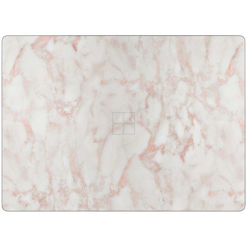 Rose Gold Marble Surface Laptop 7 15in Skin