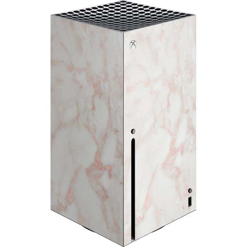 Rose Gold Marble Xbox Series X Skins
