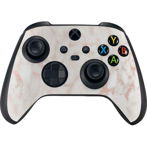 Rose Gold Marble XBox Series X Digital Edition Bundle Skin