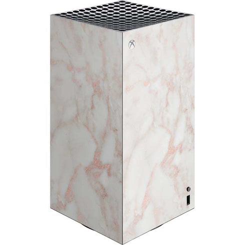 Rose Gold Marble Xbox Series X Skins