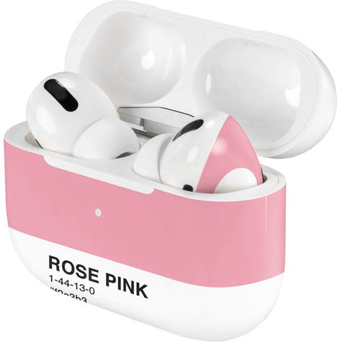 Rose Pink Color Palette AirPods Skins