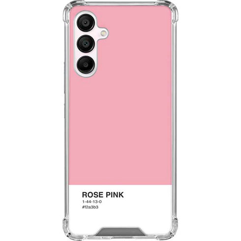 Rose Pink Color Palette Galaxy A16 5G Clear Case