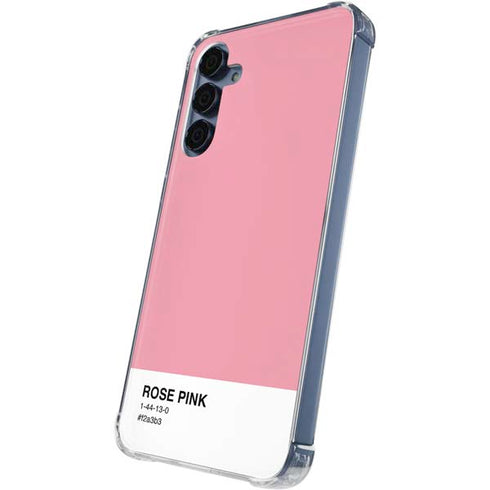 Rose Pink Color Palette Galaxy A35 5G Clear Case