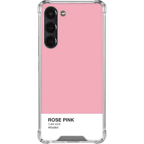 Rose Pink Color Palette Galaxy S24 FE Clear Case