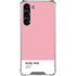 Rose Pink Color Palette Galaxy S24 FE Clear Case